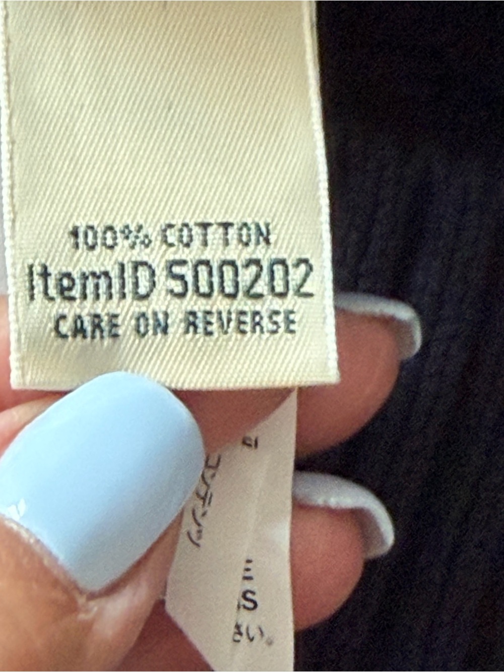 L.L. Bean 100% Cotton Cable Knit Long Button Front Cardigan Sweater Navy M REG - Picture 9 of 10
